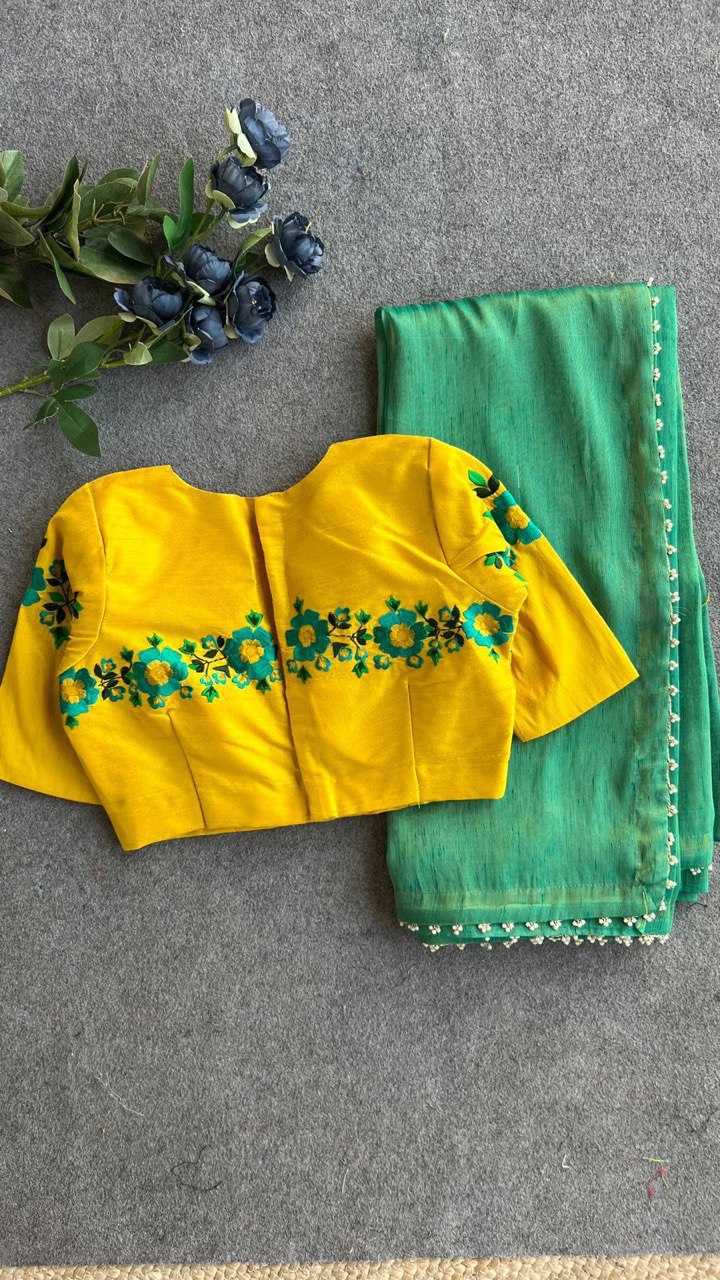 YNF TISSUE KESH162 VRT64 SAREES WHOLESALE TISSUE SILK PLAIN SOLID CUTWORK SILK SAREE WITH BLOUSE MANUFACTURER