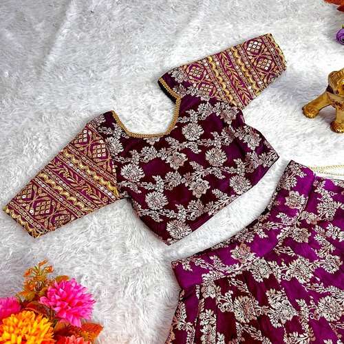 YNF VISCOSE KESH109 RRKT27 KIDS WEAR WHOLESALE KIDS LEHENGAS MANUFACTURER