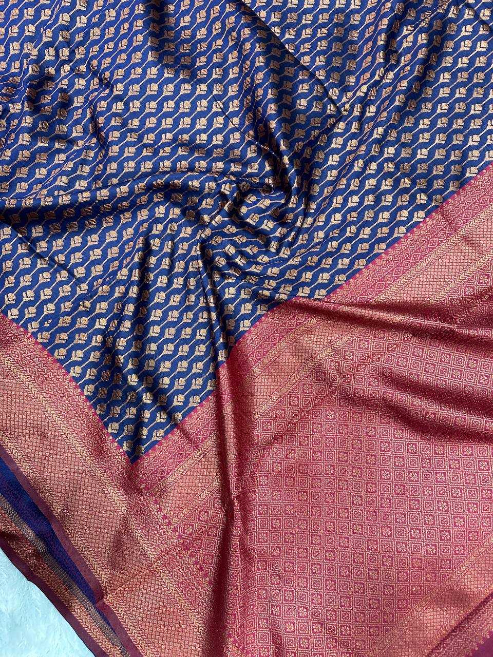 YNF BANARASI SOFT SILK RIN179 668 SILK SAREES WHOLESALE BANARASI SILK KERALA KASAVU ZARI BORDER SILK SAREES MANUFACTURER