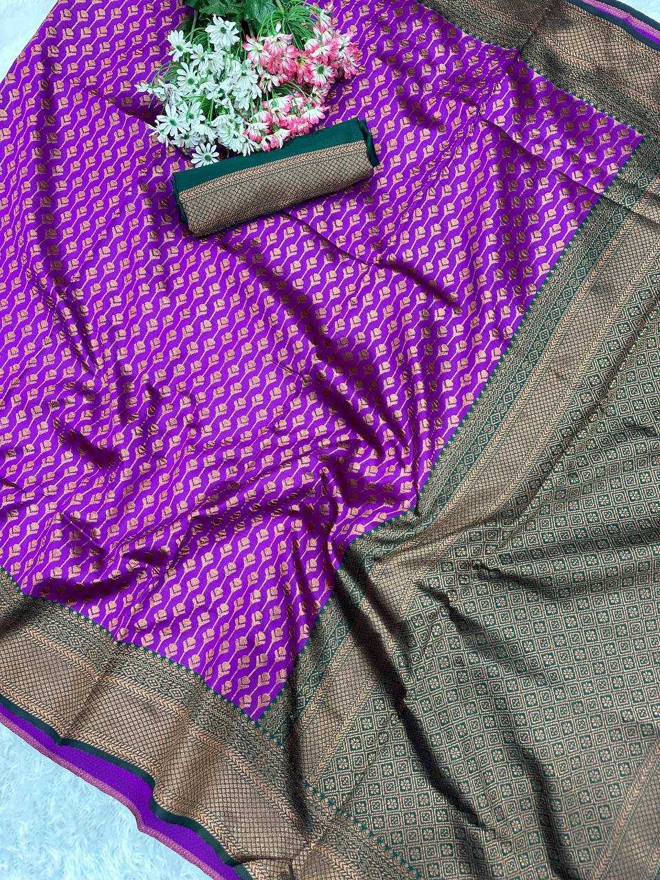 YNF BANARASI SOFT SILK RIN179 668 SILK SAREES WHOLESALE BANARASI SILK KERALA KASAVU ZARI BORDER SILK SAREES MANUFACTURER