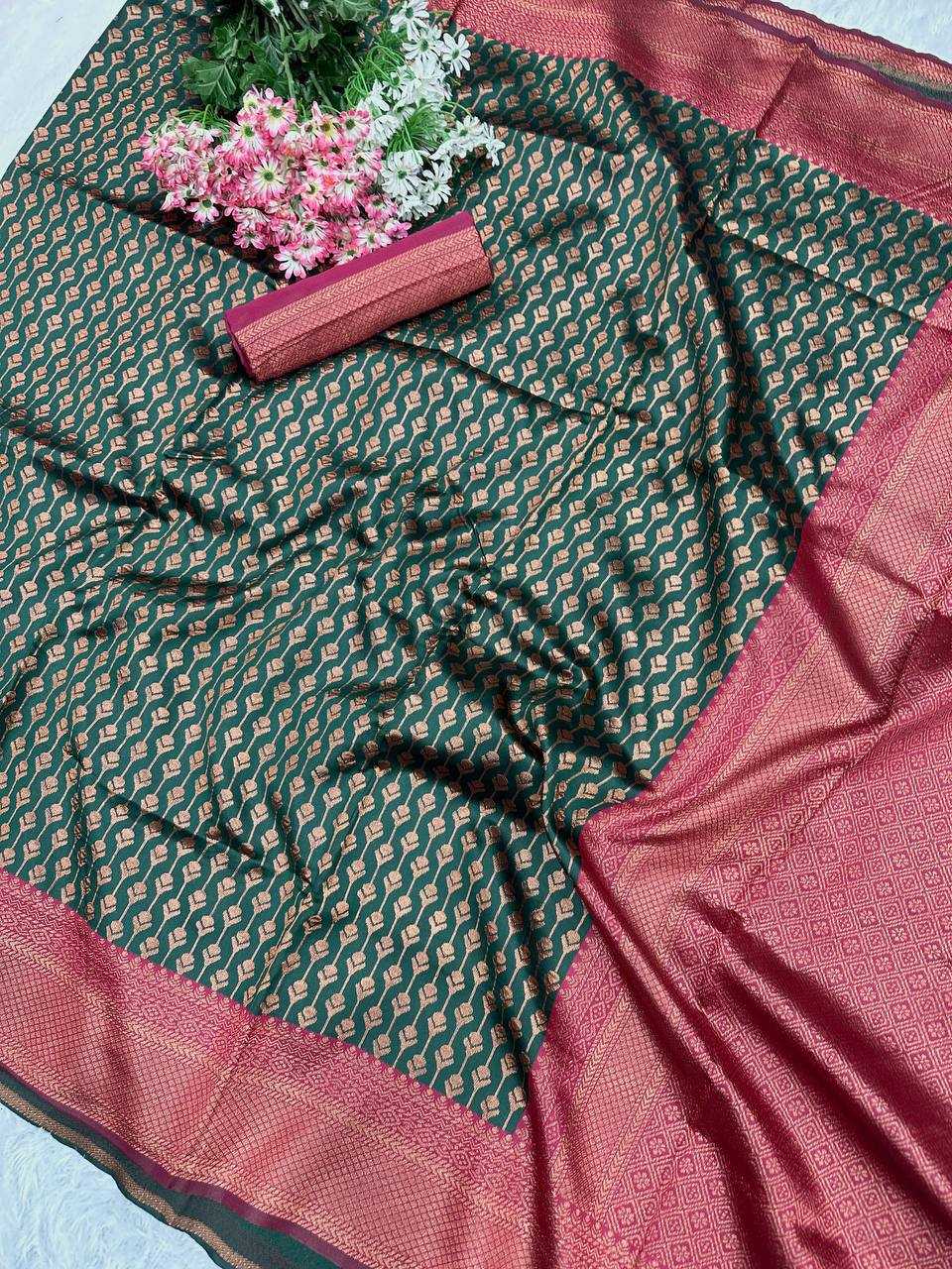 YNF BANARASI SOFT SILK RIN179 668 SILK SAREES WHOLESALE BANARASI SILK KERALA KASAVU ZARI BORDER SILK SAREES MANUFACTURER