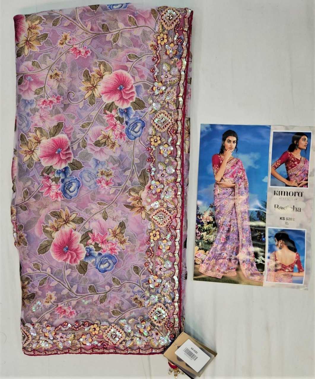 YNF BRASS KESH113 Bagicha CLOTHING BRANDS WHOLESALE KIMORA SAREES MANUFACTURER