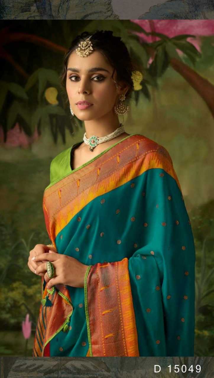 YNF BRASSO SILK KIMORA KESH235 Meera Vol 3 CLOTHING BRANDS WHOLESALE SAREES MANUFACTURER