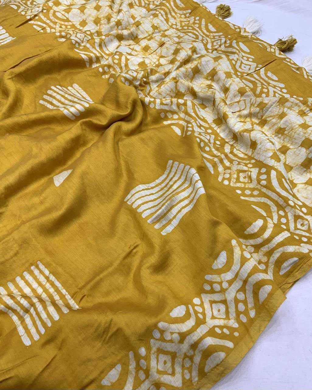 YNF CHANDERI COTTON KESH118 166 SAREES WHOLESALE PRINTED COTON LINEN CHANDERI BATIK SAREES MANUFACTURER