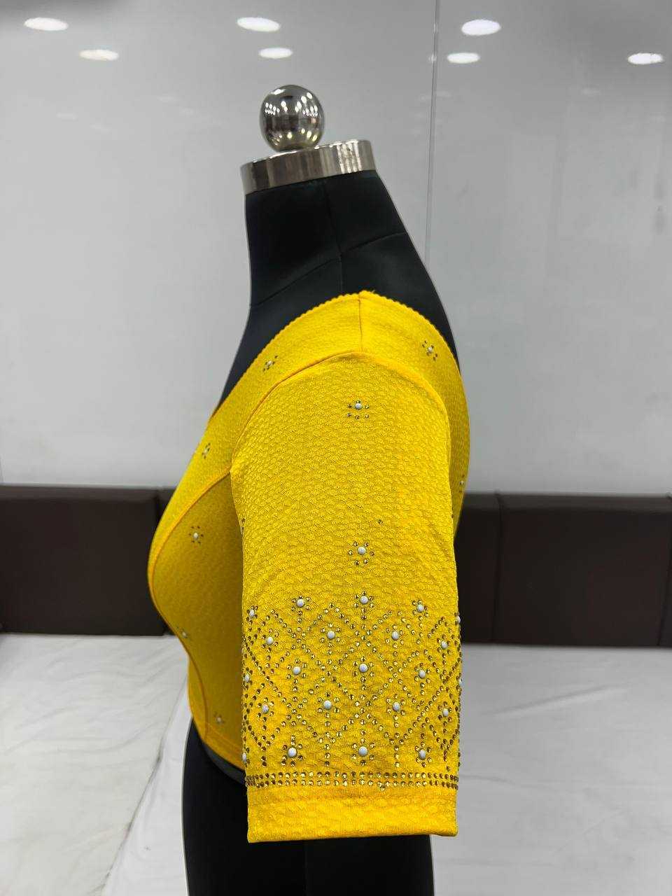 YNF COTTON LYCRA KESH231 ADITI READYMADE BLOUSE WHOLESALE STRETCHABLE COTTON BLOUSE MANUFACTURER