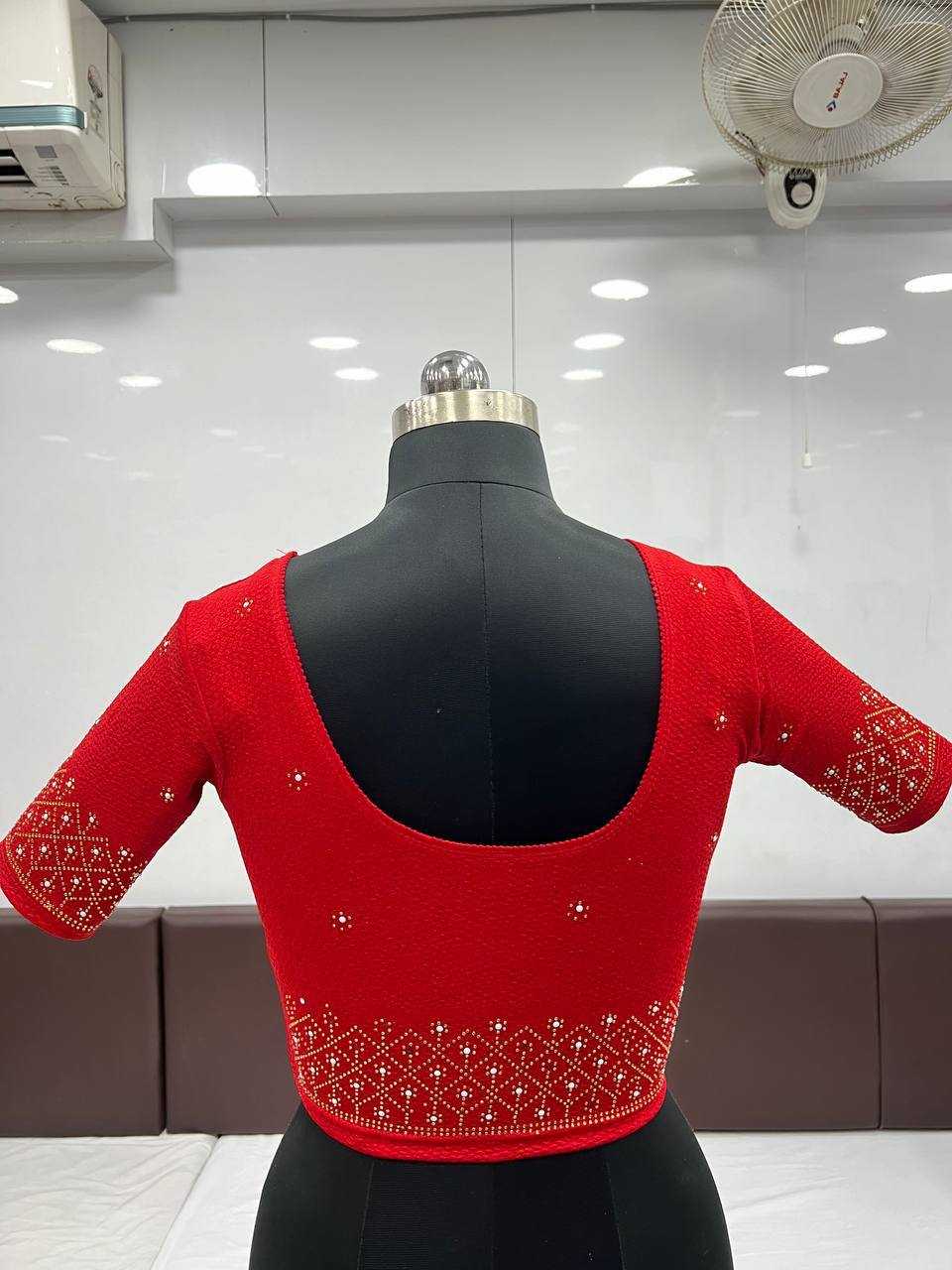 YNF COTTON LYCRA KESH231 ADITI READYMADE BLOUSE WHOLESALE STRETCHABLE COTTON BLOUSE MANUFACTURER