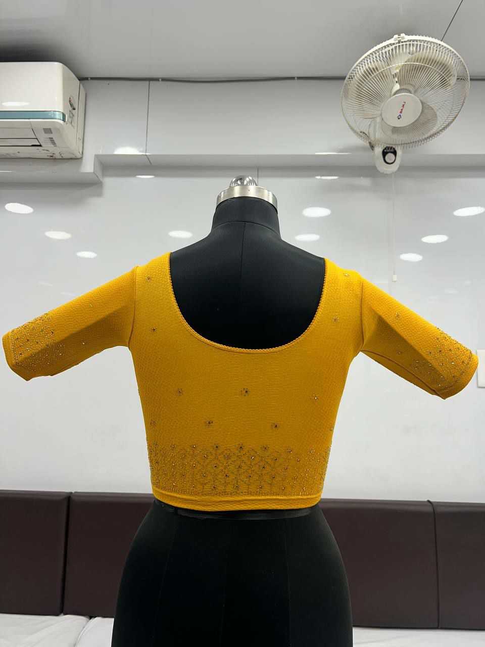 YNF COTTON LYCRA KESH231 JAYA READYAMDE BLOUSE WHOLESALE  STRETCHABLE COTTON BLOUSE MANUFACTURER