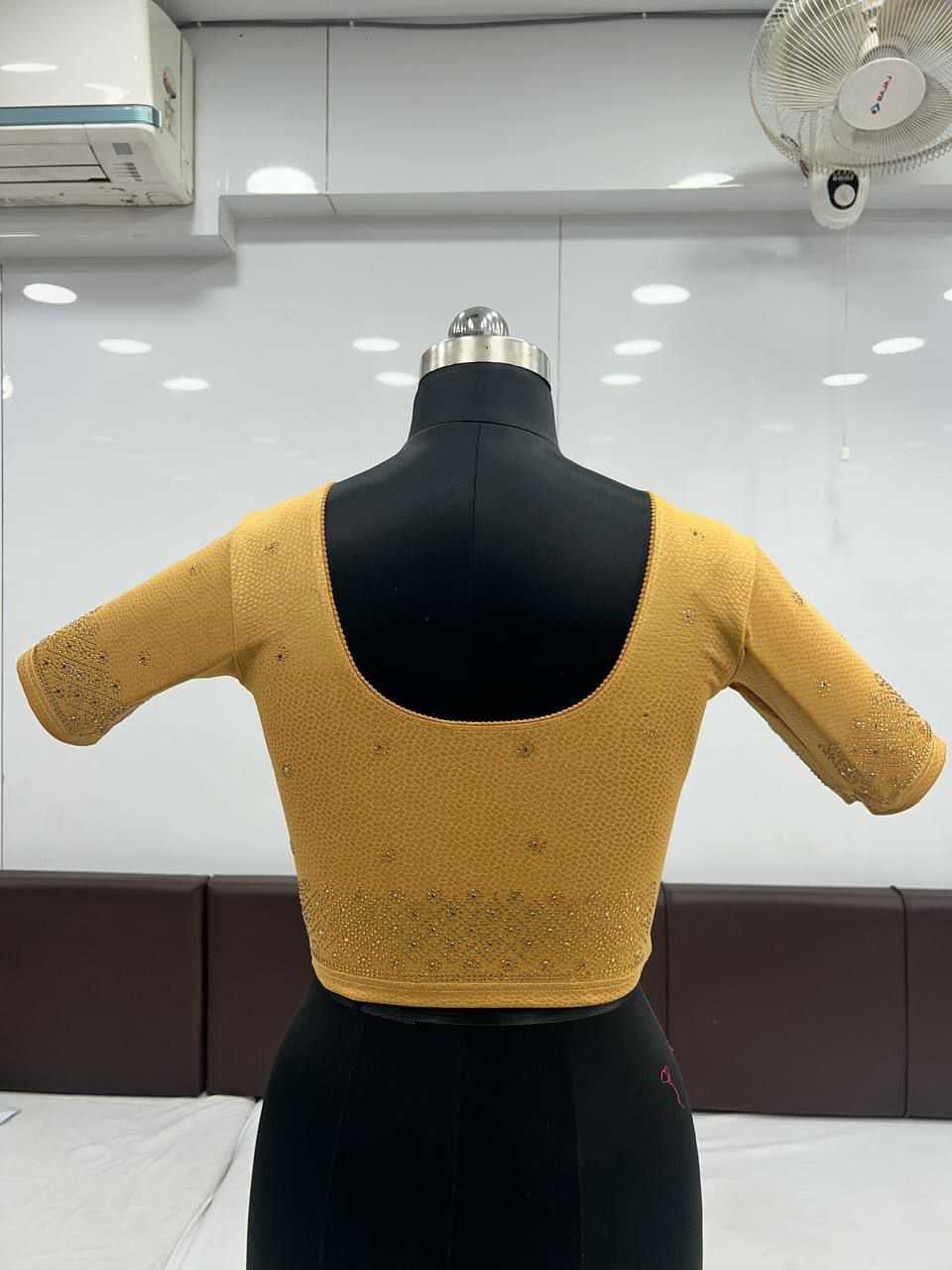 YNF COTTON LYCRA KESH231 JAYA READYAMDE BLOUSE WHOLESALE  STRETCHABLE COTTON BLOUSE MANUFACTURER