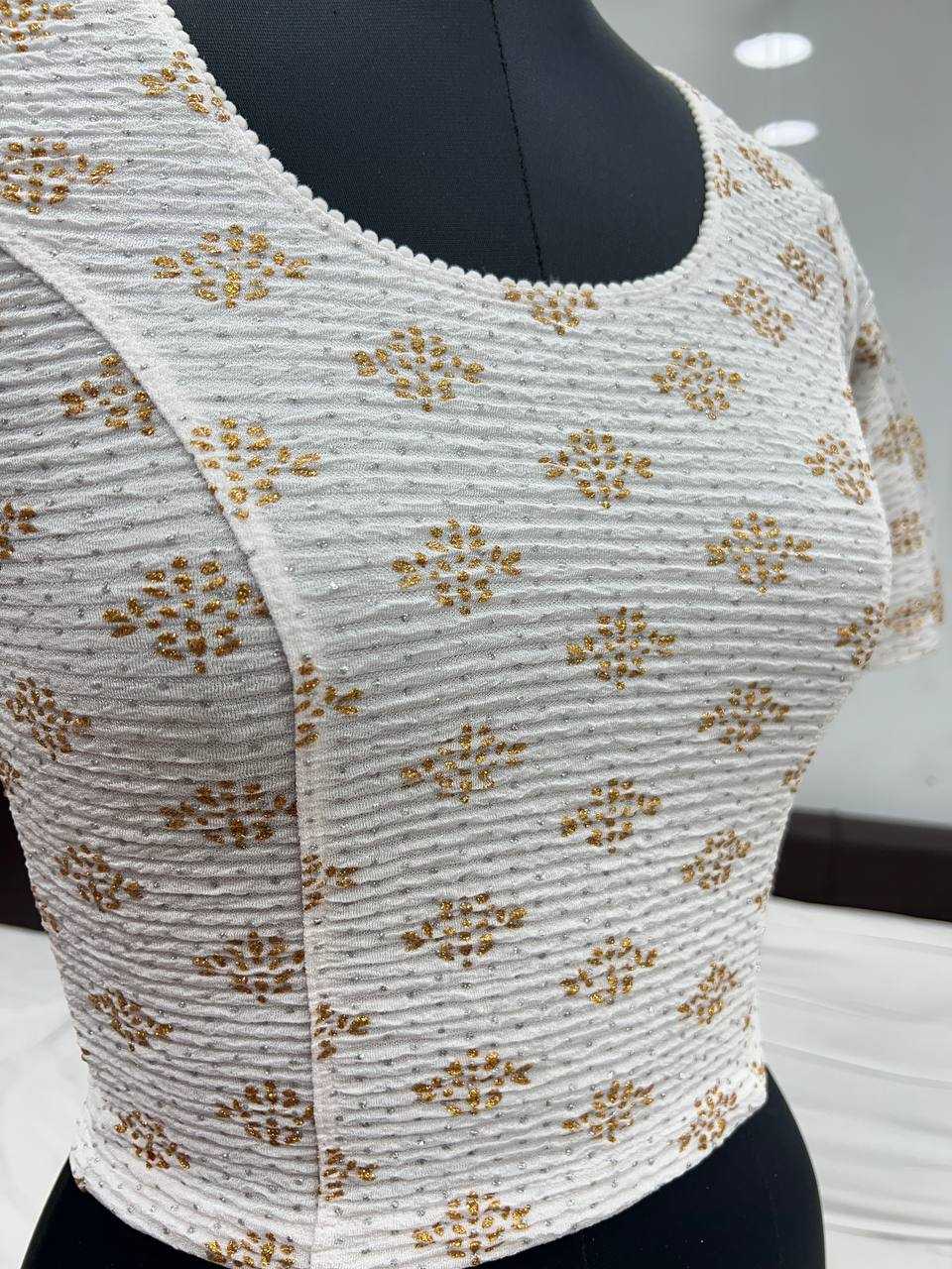 YNF CRUSH KESH231 DRISHTI READYMADE BLOUSE WHOLESALE PRINTED STRETCHABLE BLOUSE MANUFACTURER