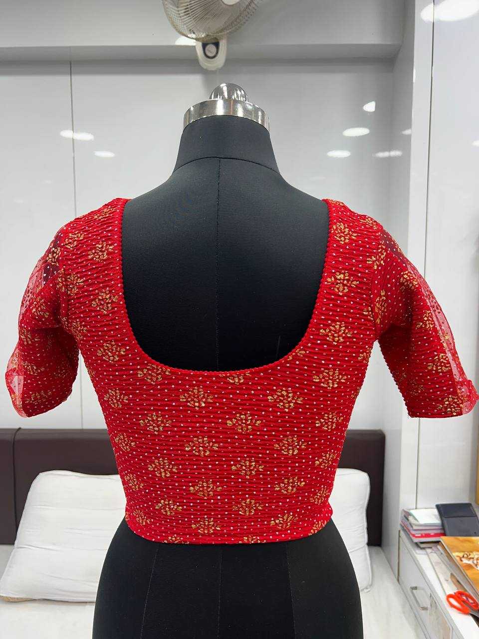 YNF CRUSH KESH231 DRISHTI READYMADE BLOUSE WHOLESALE PRINTED STRETCHABLE BLOUSE MANUFACTURER