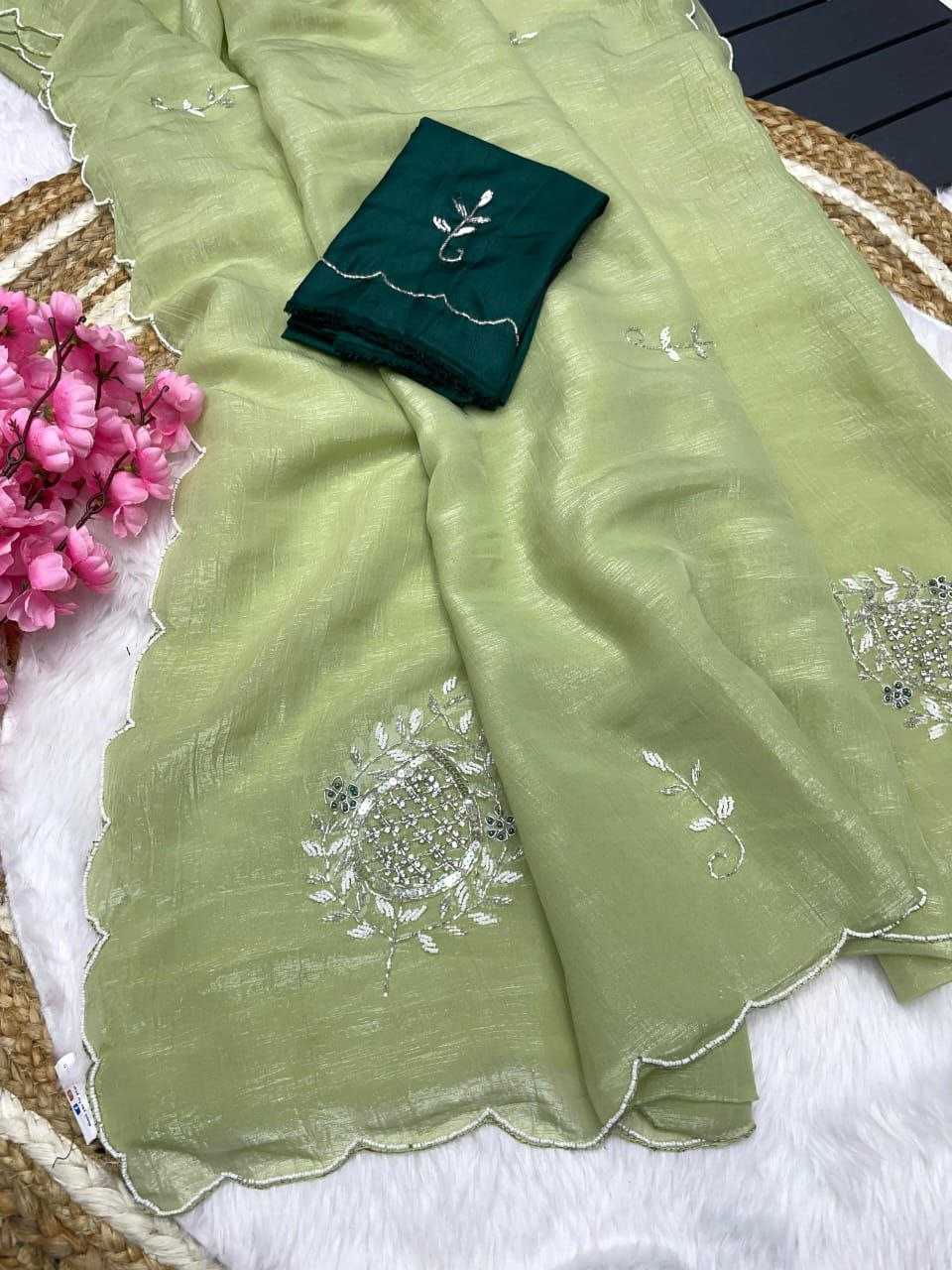 YNF CRUSH SILK RIN143 418 SAREES WHOLESALE SEQUENCE HAND WORK SILK SAREES MANUFACTURER