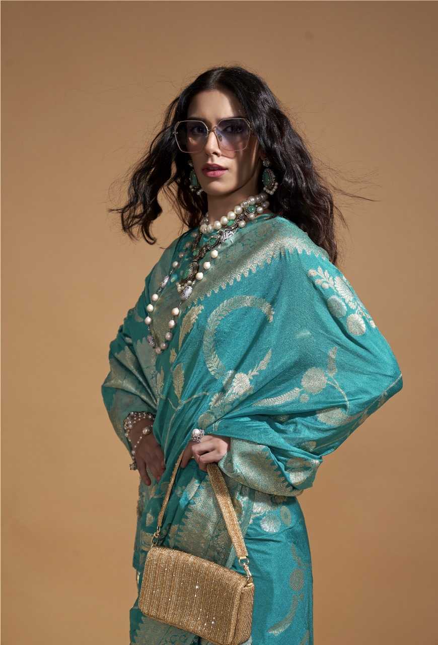 YNF GEORGETTE KESH235 361000 SERIES CLOTHING BRANDS WHOLESALE RAJ TEX SAREES MANUFACTURER