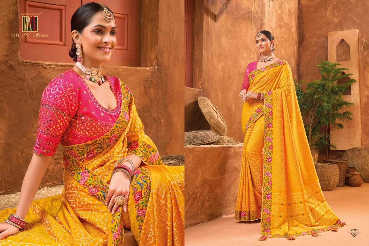 YNF HEAVY SILK KESH113 Kacchi Work Vol-5 CLOTHING BRANDS WHOLESALE M.N SAREES MANUFACTURER
