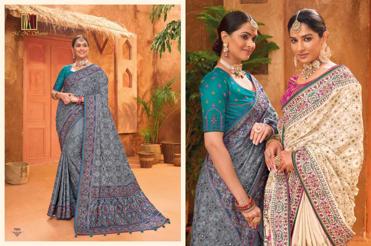YNF HEAVY SILK KESH113 Kacchi Work Vol-5 CLOTHING BRANDS WHOLESALE M.N SAREES MANUFACTURER