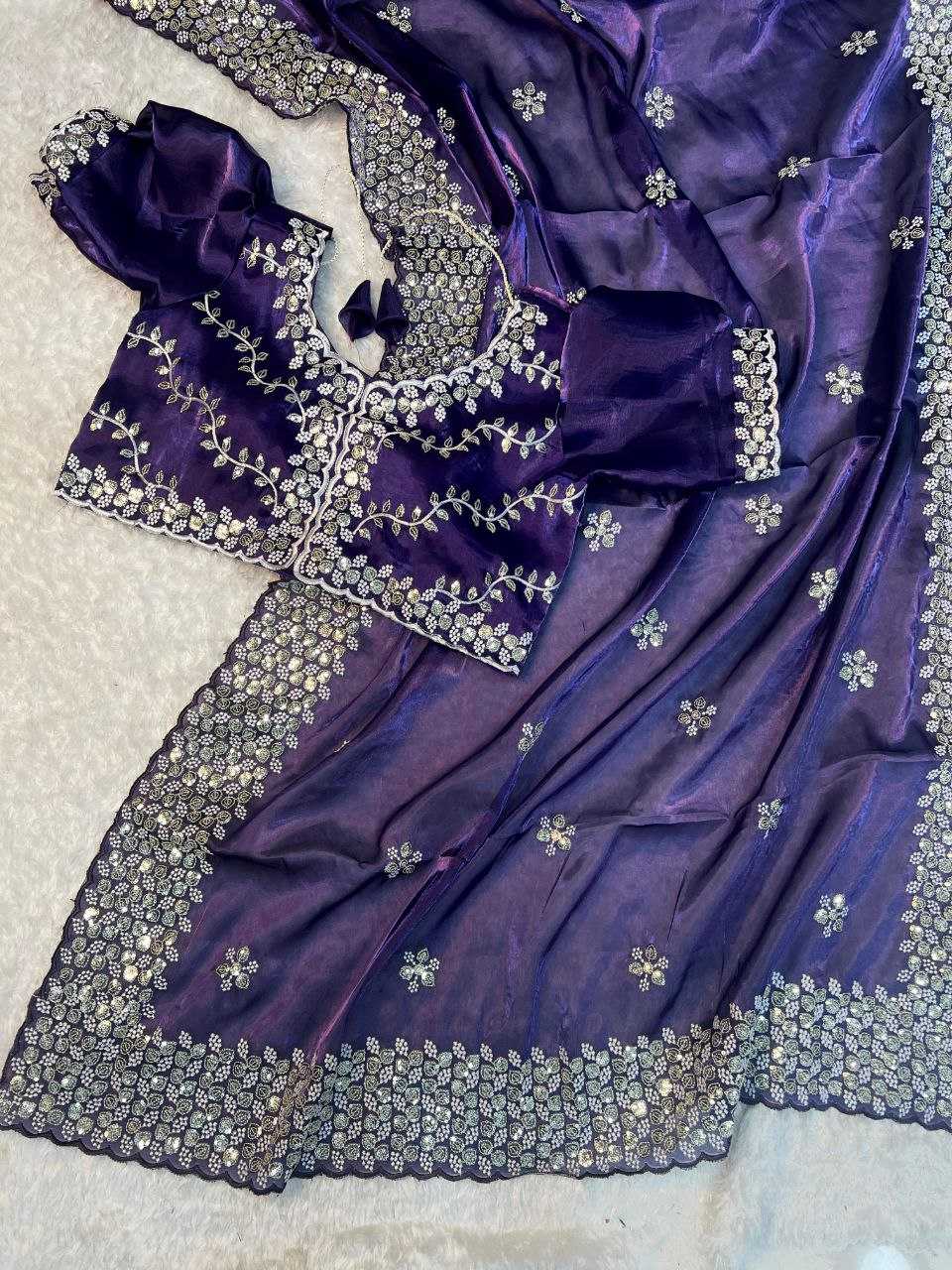 YNF JIMYY CHOO RIN202 555 SAREES WHOLESALE JIMMY CHOO PARTY WEAR EMBROIDERED SAREES MANUFACTURER