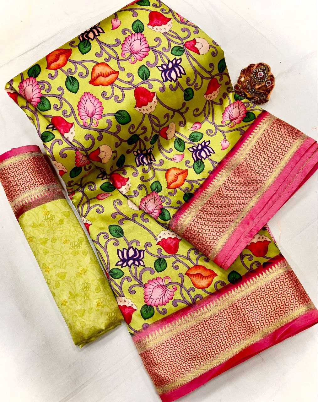 YNF LICHI SILK KESH183 SAJNI SILK SAREES WHOLESALE BANARASI SILK PAITHANI SOFT SILK PRINTED SILK PURE SILK SAREES MANUFACTURER