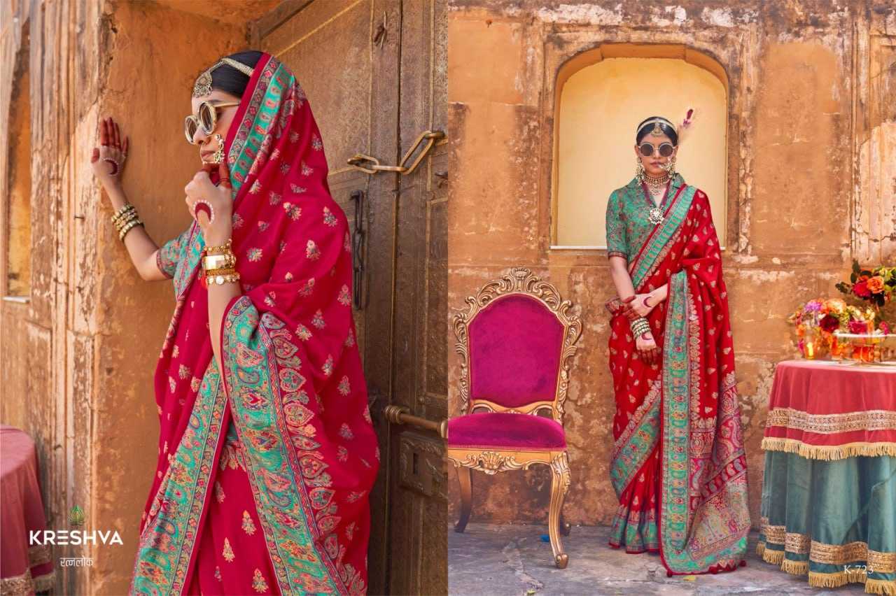 YNF PURE SILK KESH113 PADMAKAMAL CLOTHING BRANDS WHOLESALE KRESHVA SAREES MANUFACTURER
