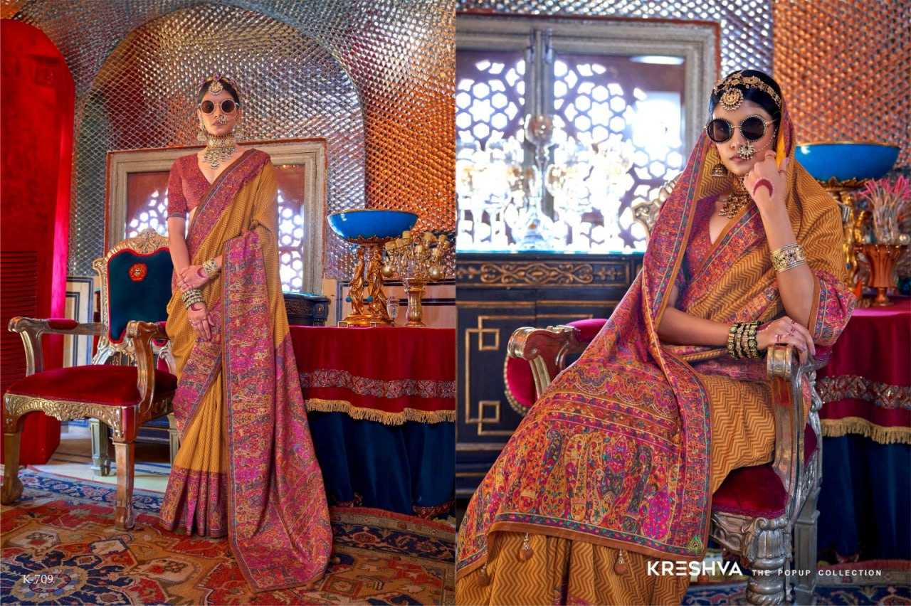 YNF PURE SILK KESH113 PADMASHREE CLOTHING BRANDS WHOLESALE KRESHVA SAREES MANUFACTURER