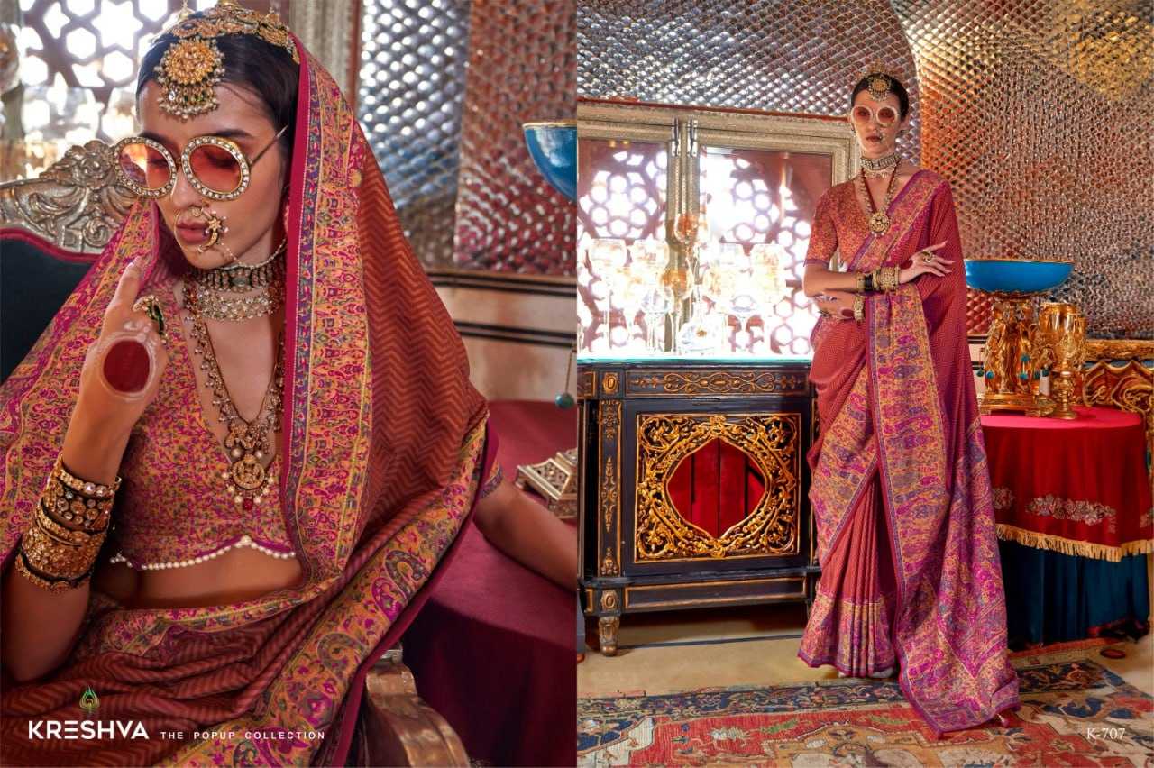 YNF PURE SILK KESH113 PADMASHREE CLOTHING BRANDS WHOLESALE KRESHVA SAREES MANUFACTURER