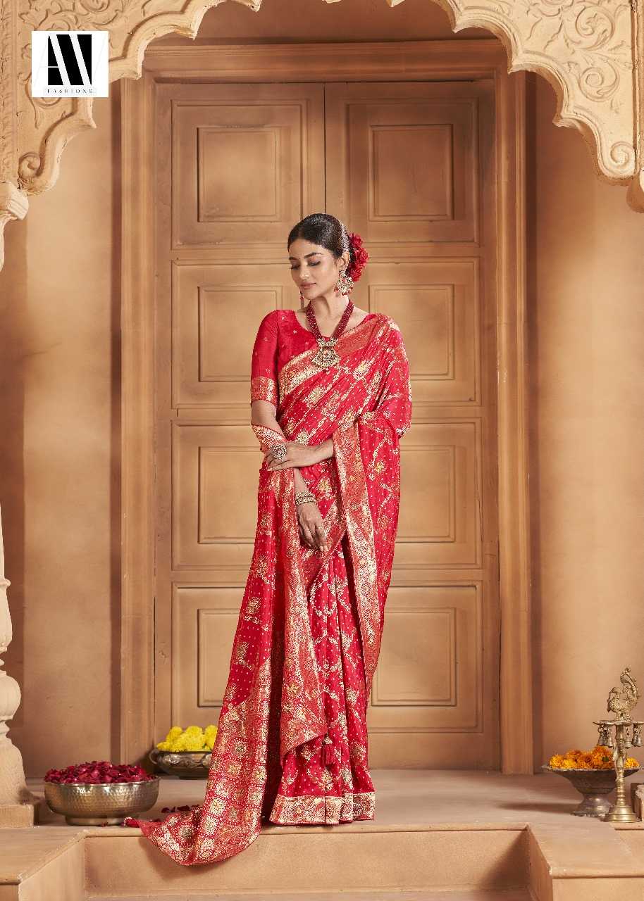 YNF SATIN SILK KESH235 BANARASI FUSION VOL 2 CLOTHING BRANDS WHOLESALE AV FASHION SAREES MANUFACTURER