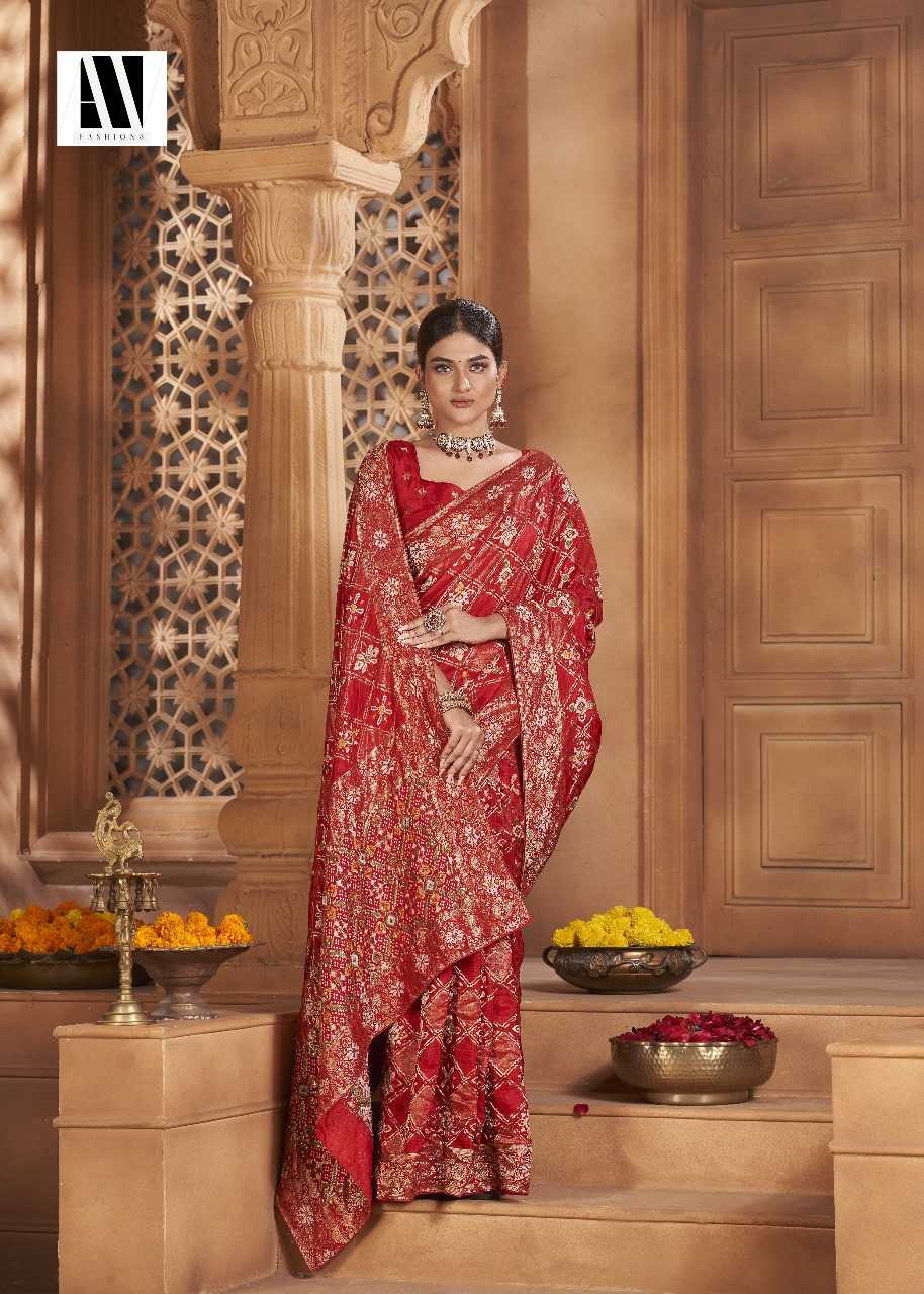 YNF SATIN SILK KESH235 BANARASI FUSION VOL 2 CLOTHING BRANDS WHOLESALE AV FASHION SAREES MANUFACTURER