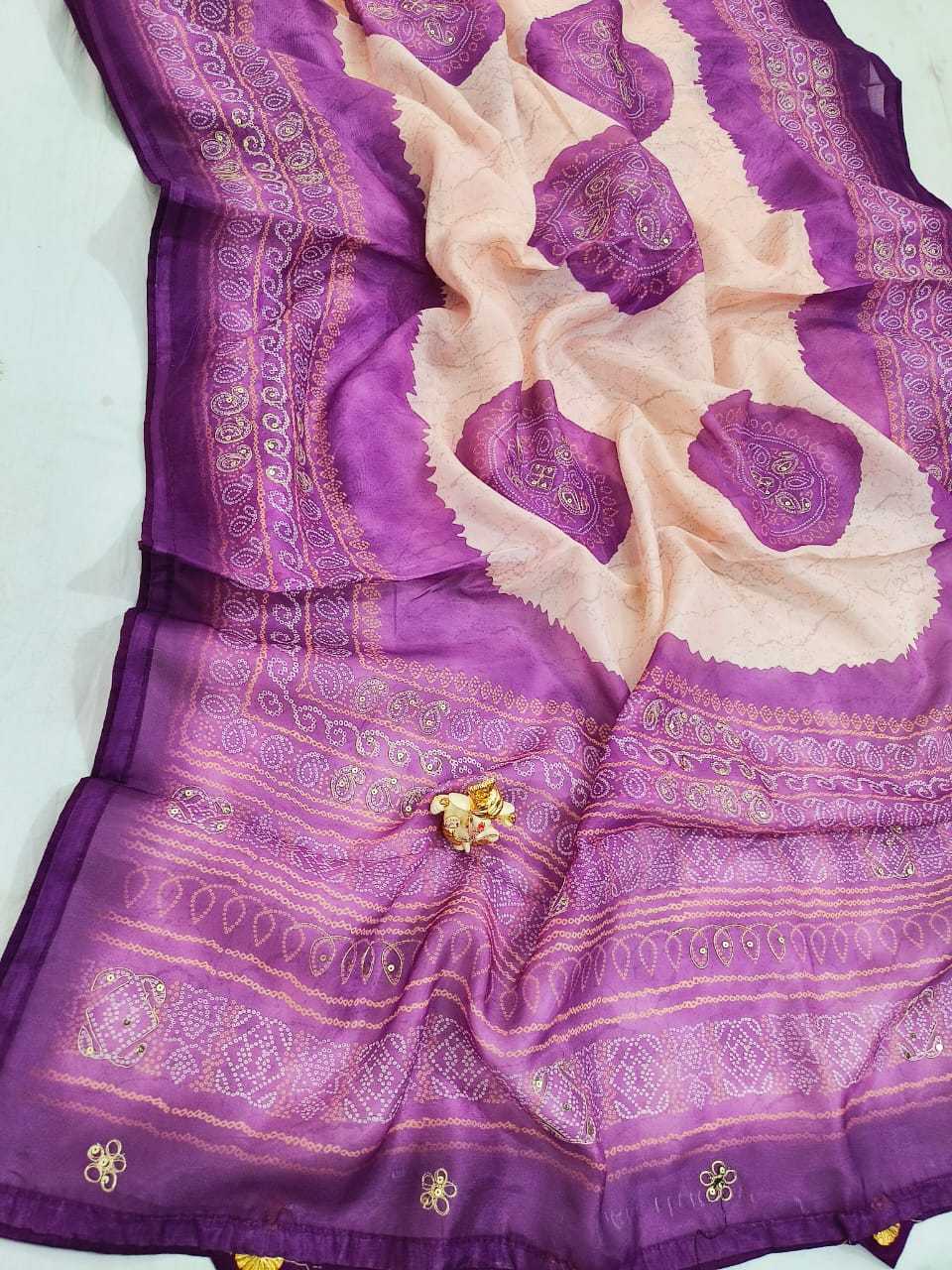 YNF SOFT COTTON SILK RIN128 RJK102 SAREES WHOLESALE BANDHANI BANDHEJ SEQUENCE COTTON SAREES MANUFACTURER