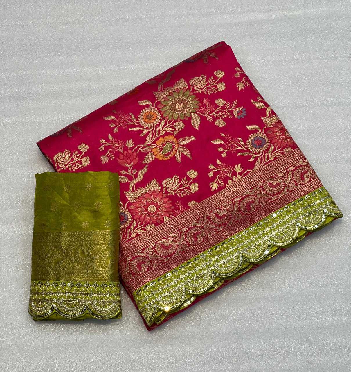 YNF SOFT DOLA KESH107 RNNC66 SILK SAREES WHOLESALE DOLA SILK PURE ZARI SILK EMBROIDERED SILK SAREES MANUFACTURER