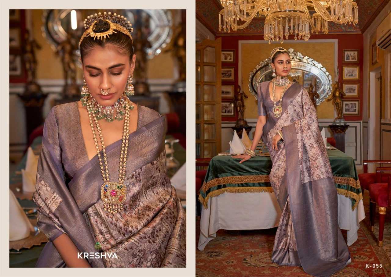 YNF TUSSAR SILK KESH113 SAATVIK-3 CLOTHING BRANDS WHOLESALE KRESHVA SAREES MANUFACTURER