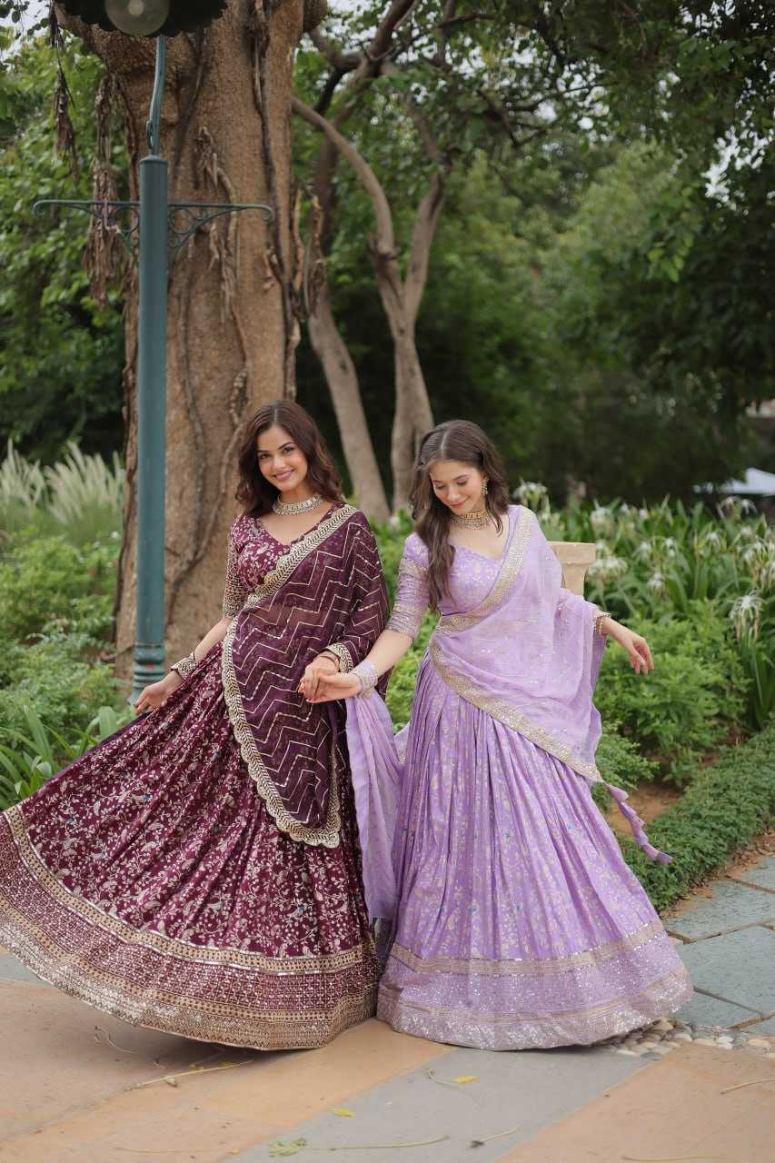 YNF VISCOSE KESH132 7124 LEHENGAS WHOLESALE NET FANCY WEDDING EMBROIDERED LEHENGAS MANUFACTURER