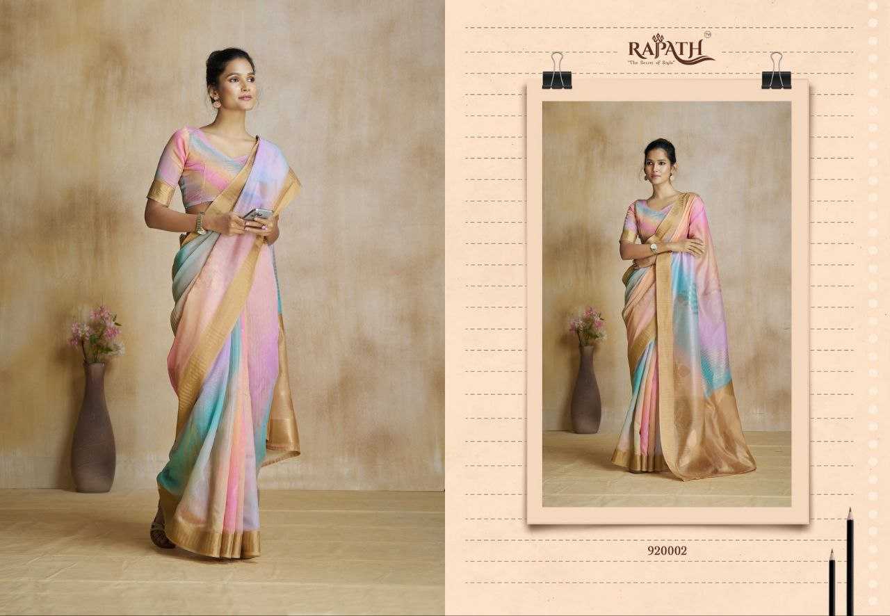 YNF ART SILK RAJPATH RIN195 Watermelon Silk CLOTHING BRANDS WHOLESALE SAREES MANUFACTURER