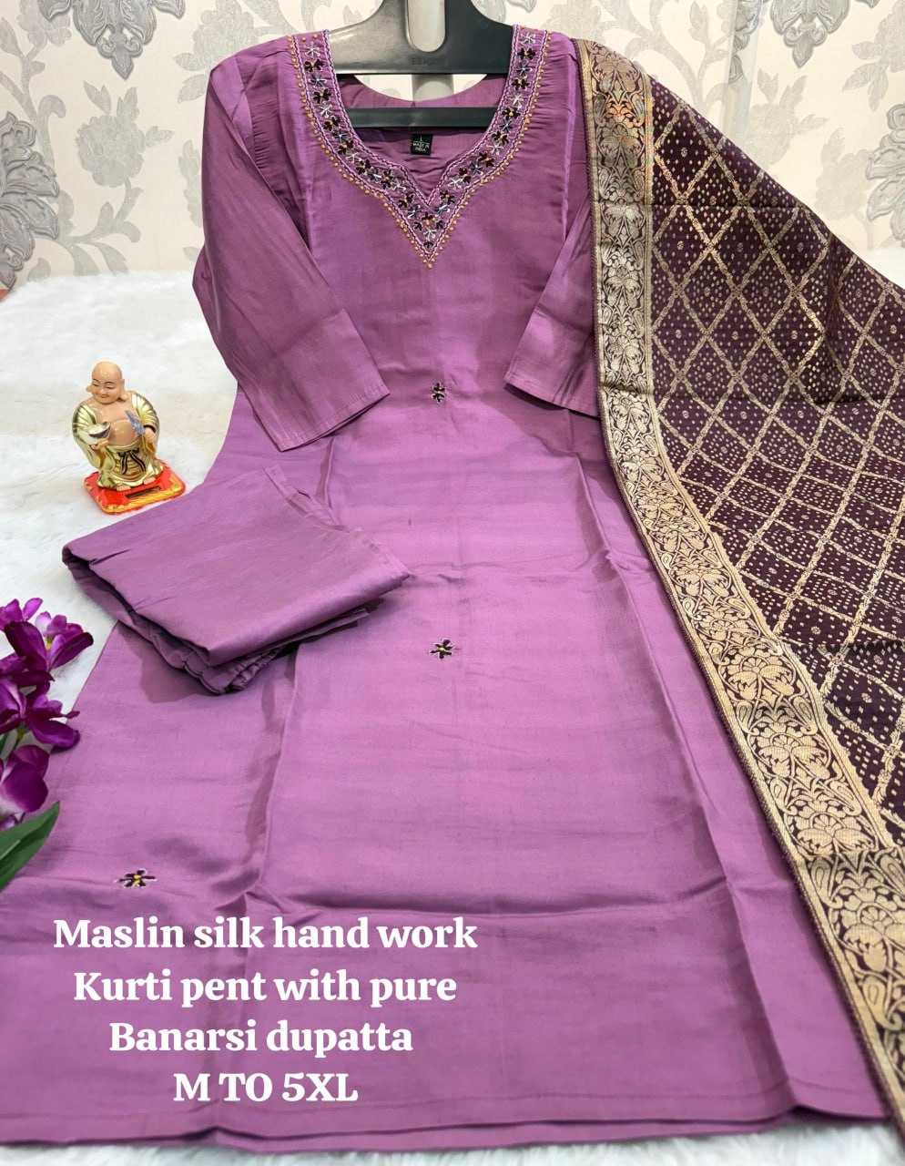 YNF BANARASI SOFT SILK KESH256 RNF11SUITS & DRESSES WHOLESALE DESIGNER KURTI WITH DUPATTA AND BOTTON LADIES SILK SUITS MANUFACTURE