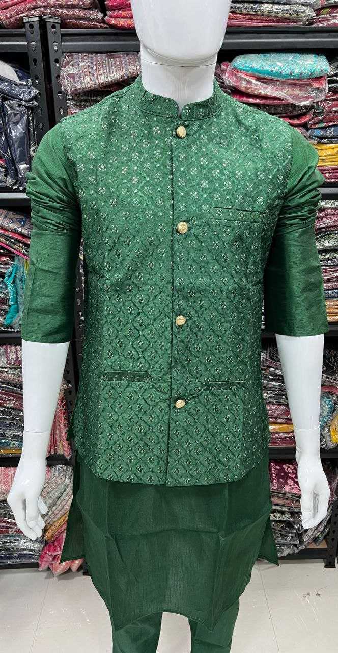 YNF BANGLORI SILK KESH246 SWAYAMVAR WHOLESALE MENS WEAR PATHANI SUIT SILK KURTA MANUFACTURER