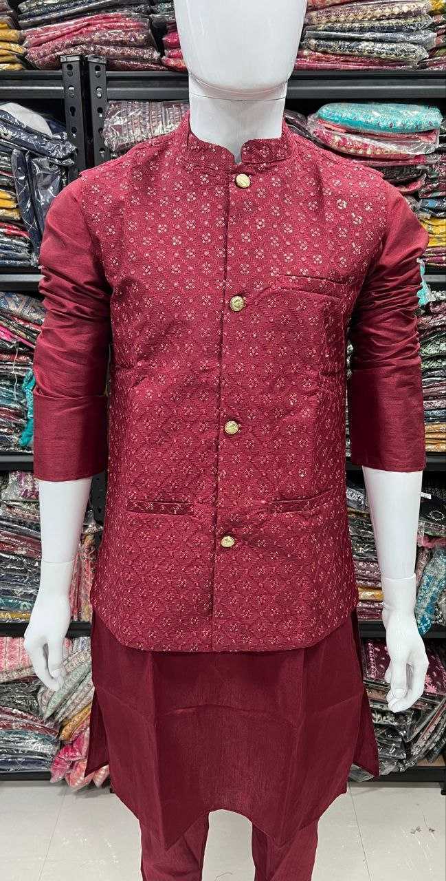 YNF BANGLORI SILK KESH246 SWAYAMVAR WHOLESALE MENS WEAR PATHANI SUIT SILK KURTA MANUFACTURER