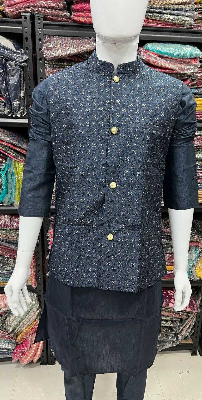 YNF BANGLORI SILK KESH246 SWAYAMVAR WHOLESALE MENS WEAR PATHANI SUIT SILK KURTA MANUFACTURER