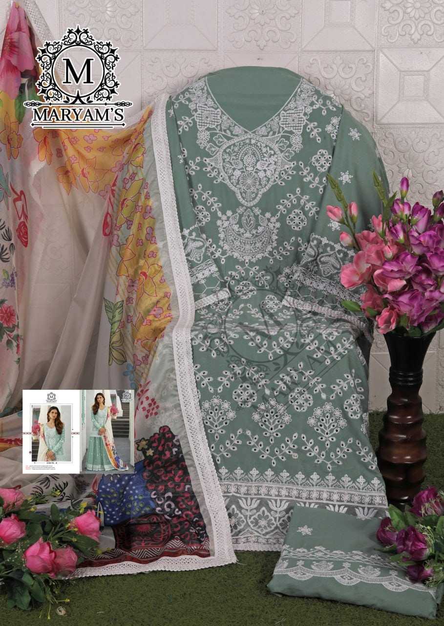 YNF BUTTERFLY NET RIN129 3304 SUITS & DRESSES WHOLESALE SEMI STITCHED SUITS MANUFACTURER