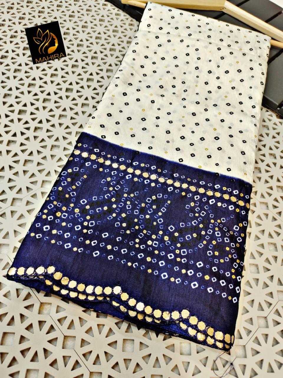 YNF CHIFFON KESH261 KTS04 SAREES WHOLESALE EMBROIDERED CHIFFON BANDHANI SAREES MANUFACTURER