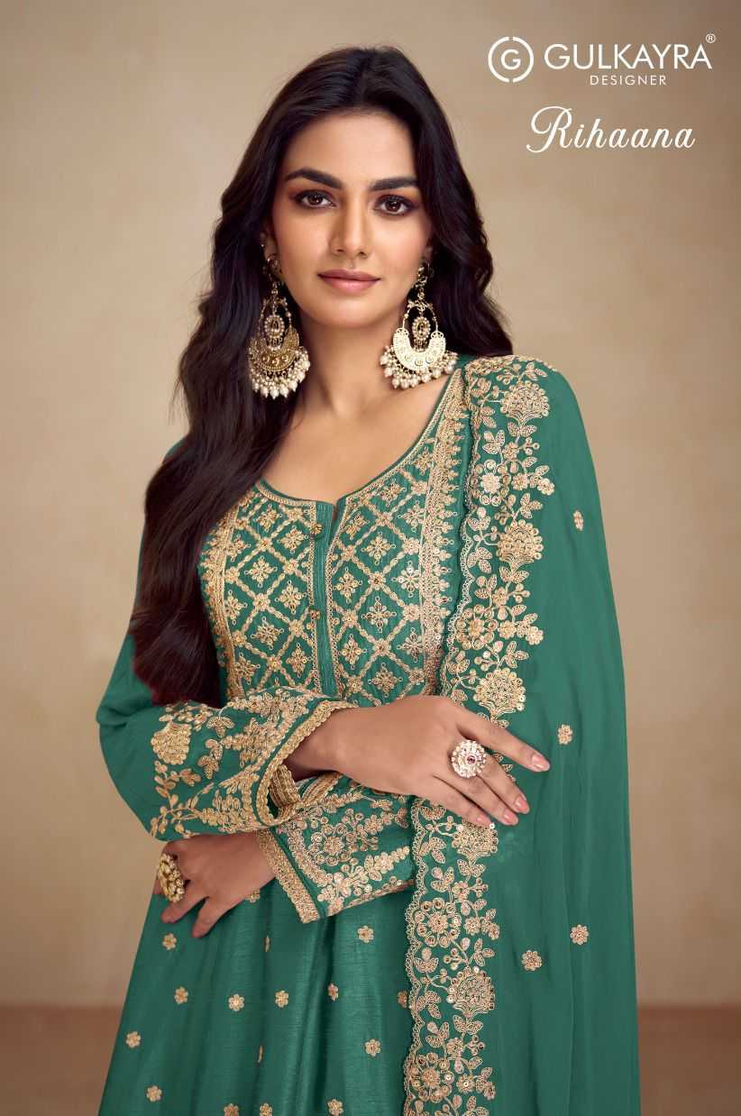 YNF CHINON GULKAYRA KESH233 RIHAANA CLOTHING BRANDS WHOLESALE GOWN MANUFACTURER