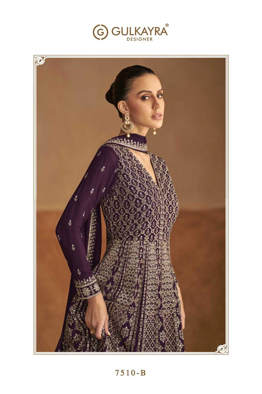YNF CHINON GULKAYRA KESH235 NAGMA CLOTHING BRANDS WHOLESALE GOWN MANUFACTURER