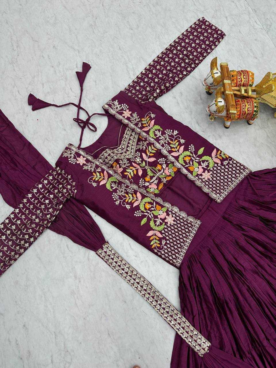 YNF CHINON KESH127 063 LEHENGAS WHOLESALE EMBROIDERED JACKET STYLE WEDDING LEHENGAS MANUFACTURER