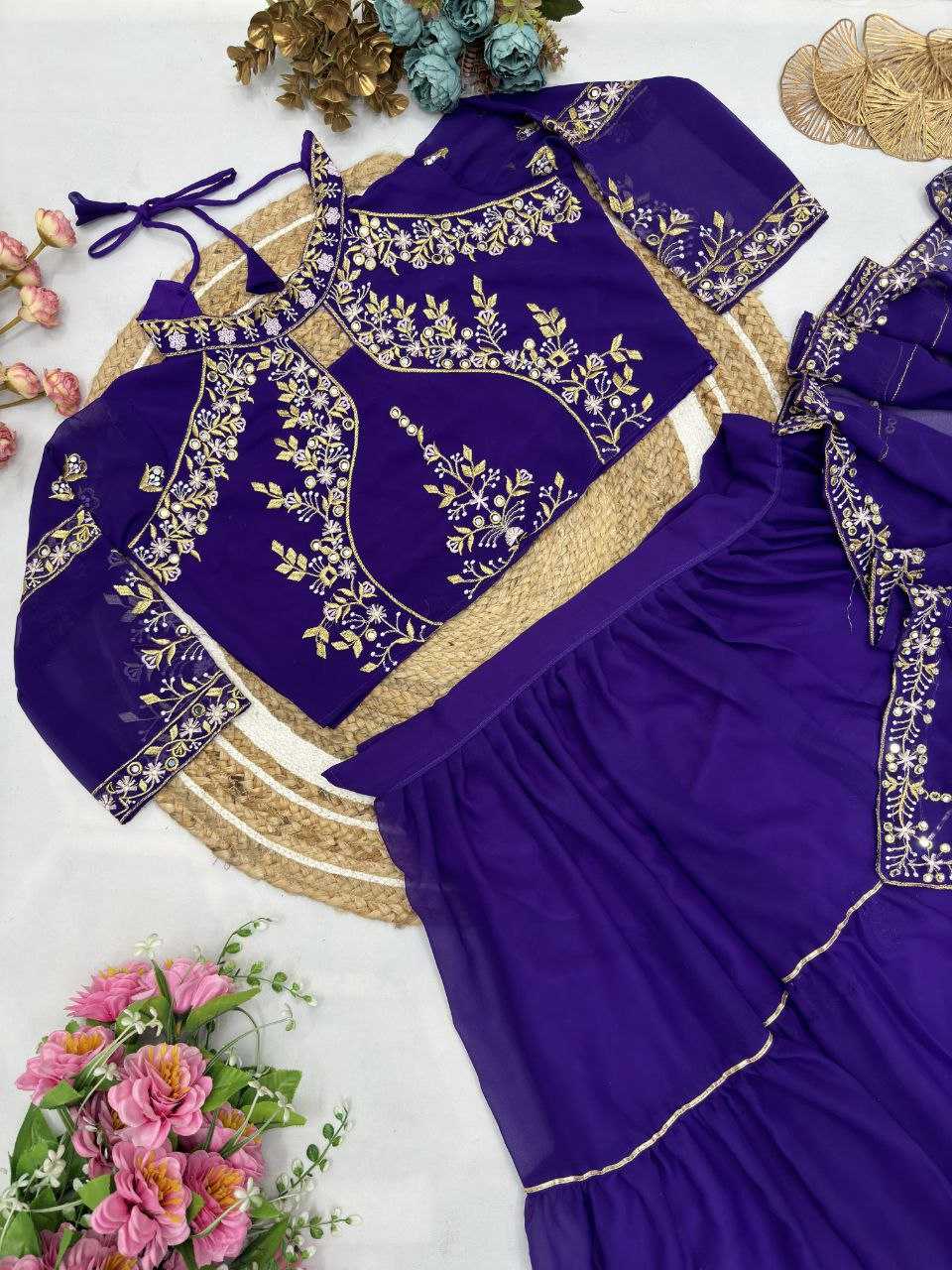 YNF CHINON RIN181 1074 SAREES WHOLESALE READY TO WEAR FANCY LEHNGA DESIGNER RUFFLE SAREES WITH MANUFACTURER