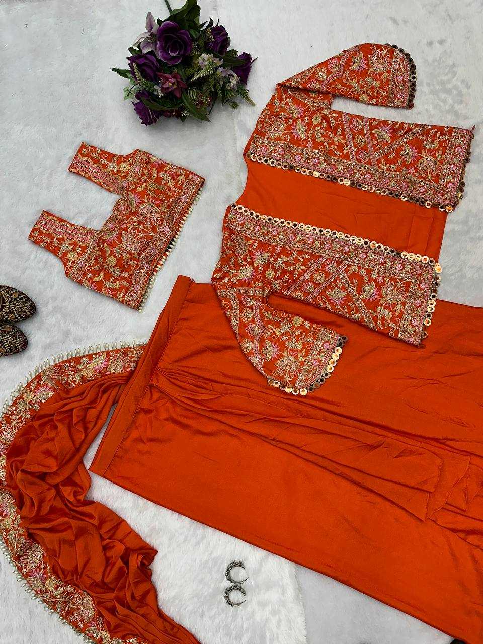 YNF CHINON RIN181 1074 SAREES WHOLESALE READY TO WEAR FANCY LEHNGA FANCY SAREES WITH JACKET MANUFACTURER