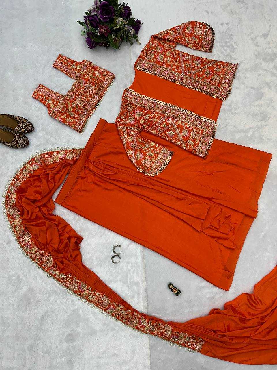 YNF CHINON RIN181 1074 SAREES WHOLESALE READY TO WEAR FANCY LEHNGA FANCY SAREES WITH JACKET MANUFACTURER