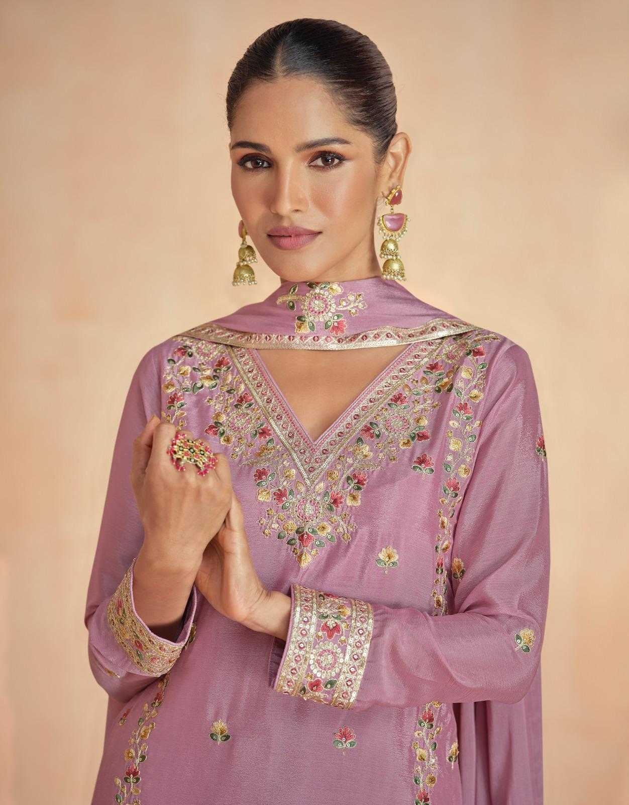 YNF CHINON SILK AASHIRWAD KESH233 RINAAZ CLOTHING BRANDS WHOLESALE SUITS MANUFACTURER