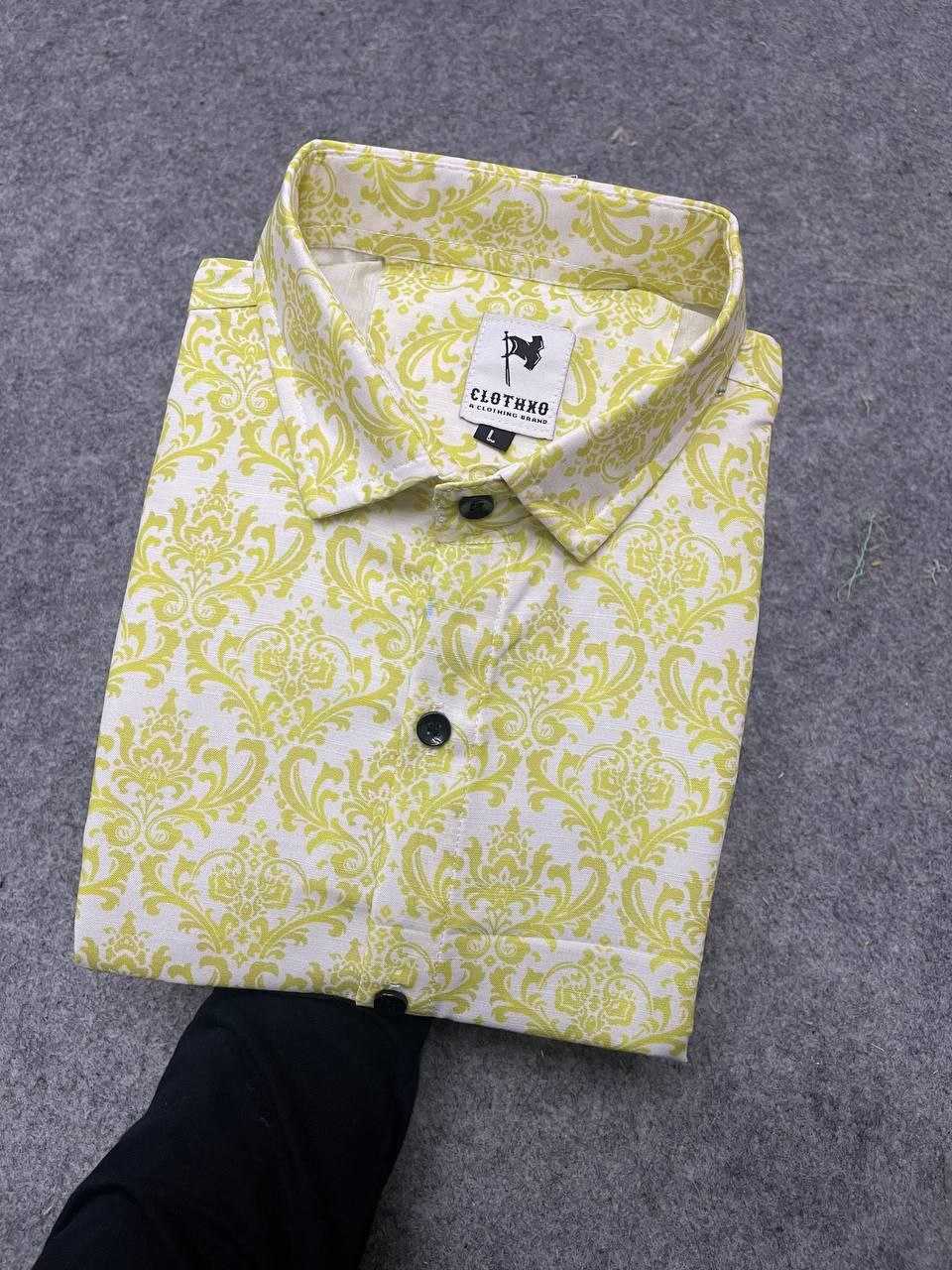 YNF COTTON KESH278 SPS31 KFB Shirt WHOLESALE HALF SLEEVE SPRINTED DESIGNER MENS WEAR MANUFACTURER