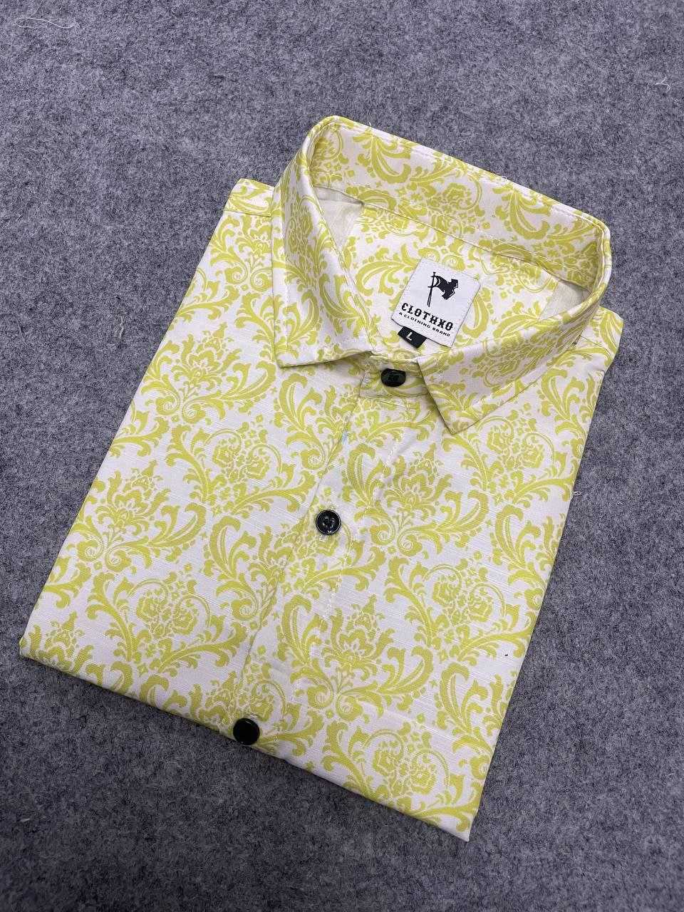 YNF COTTON KESH278 SPS31 KFB Shirt WHOLESALE HALF SLEEVE SPRINTED DESIGNER MENS WEAR MANUFACTURER