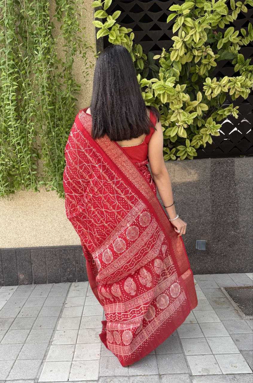 YNF COTTON SILK KESH117 RWC29 SAREES WHOLESALE COTTON RED SILK ZARI BORDER SAREES MANUFACTURER