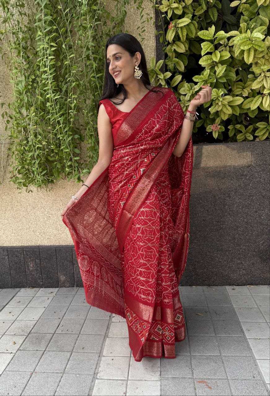 YNF COTTON SILK KESH117 RWC29 SAREES WHOLESALE COTTON RED SILK ZARI BORDER SAREES MANUFACTURER