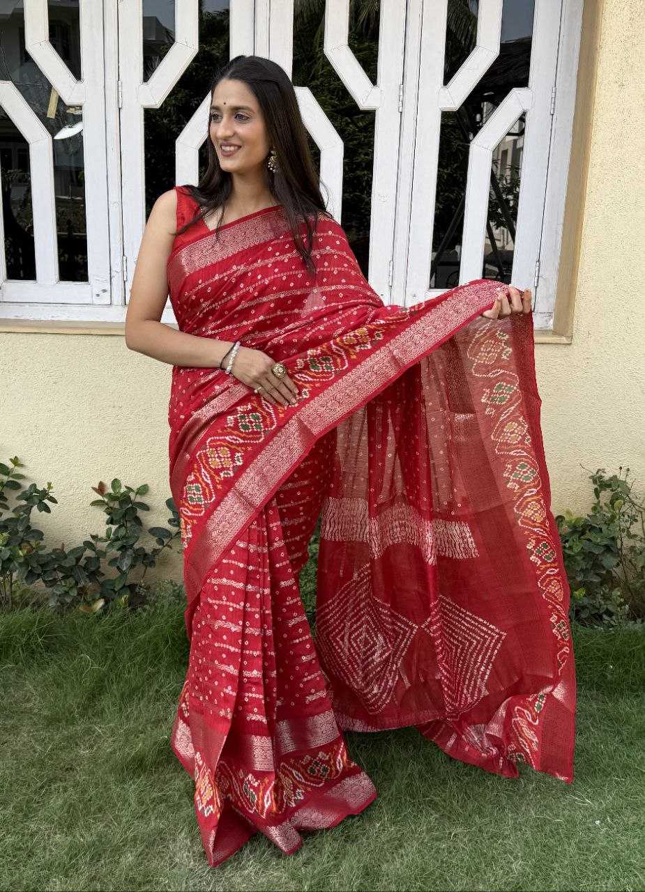 YNF COTTON SILK KESH117 RWC55 SAREES WHOLESALE SILK ZARI BORDER RED COTTON SAREES MANUFACTURER