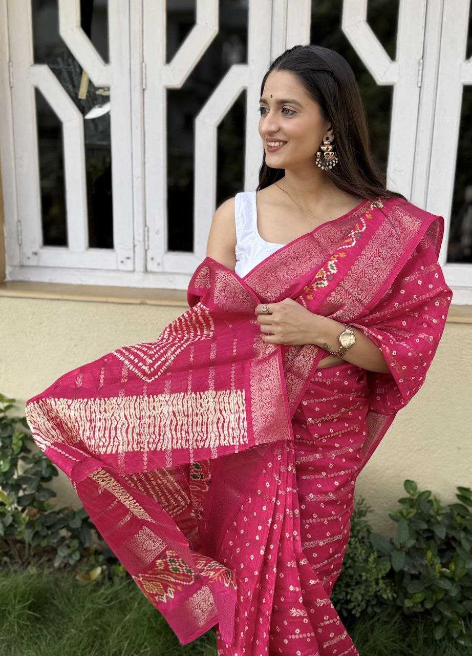 YNF COTTON SILK KESH117 RWC55 SAREES WHOLESALE SILK ZARI BORDER RED COTTON SAREES MANUFACTURER