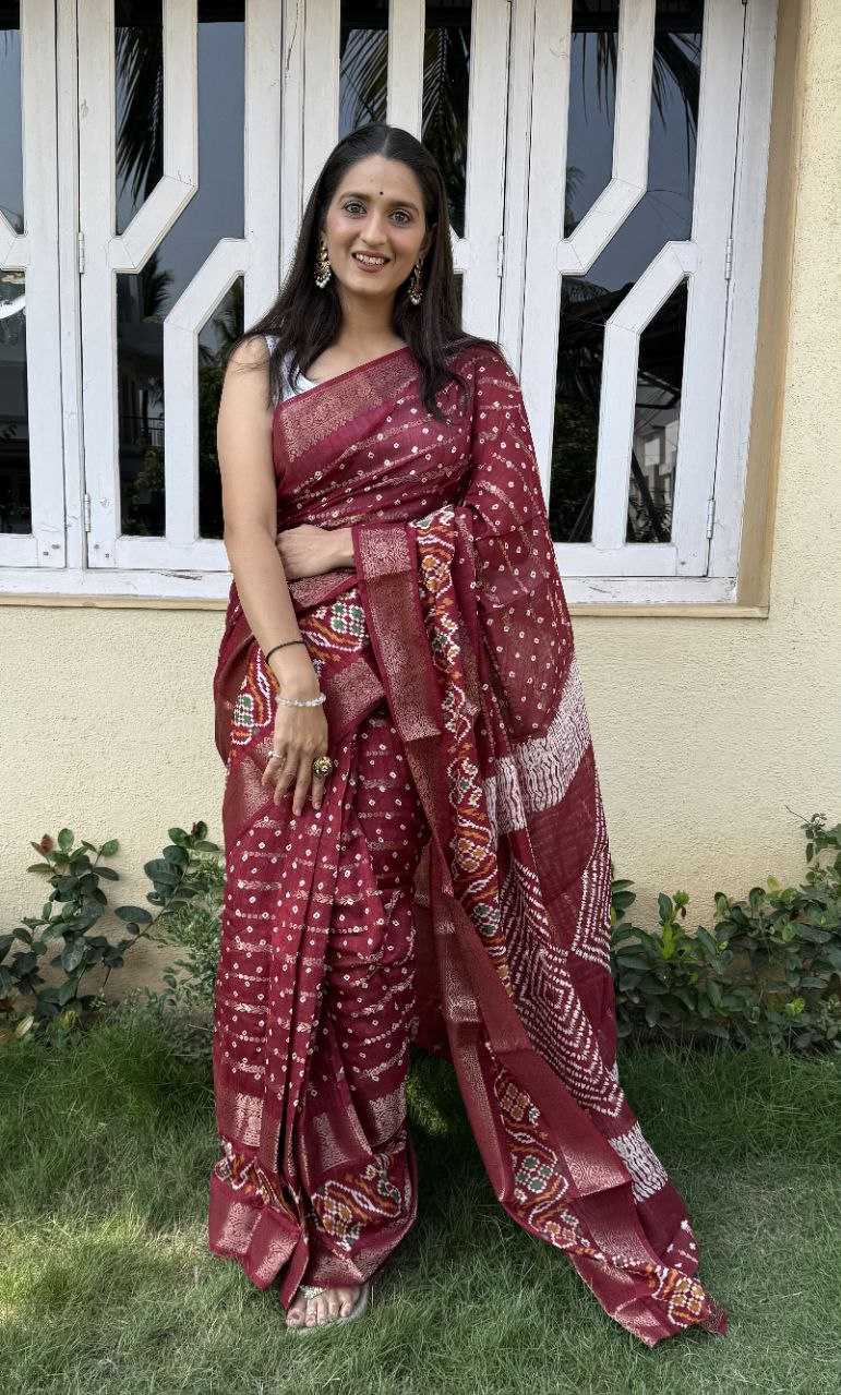 YNF COTTON SILK KESH117 RWC55 SAREES WHOLESALE SILK ZARI BORDER RED COTTON SAREES MANUFACTURER